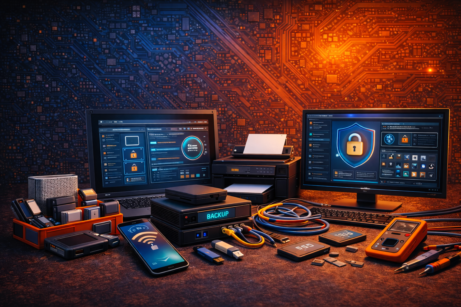 Respaldo y protección de información