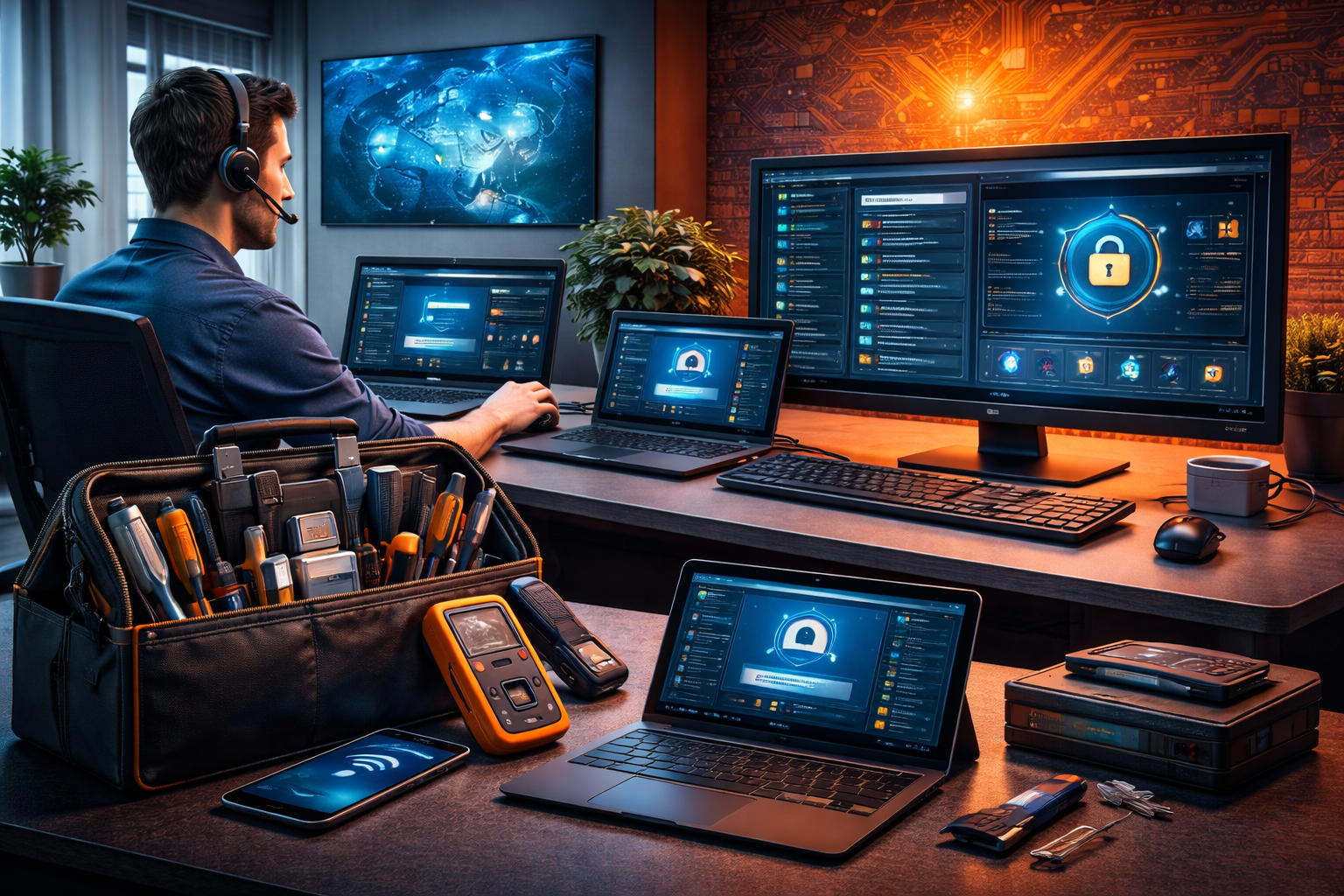 Soporte técnico presencial y remoto